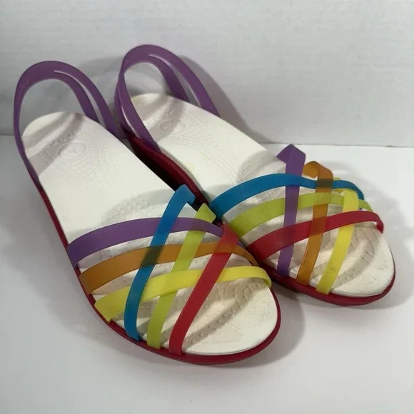 Ladies Sandals Huarache Crocs Shoe Model CROCS Isabella Huarache